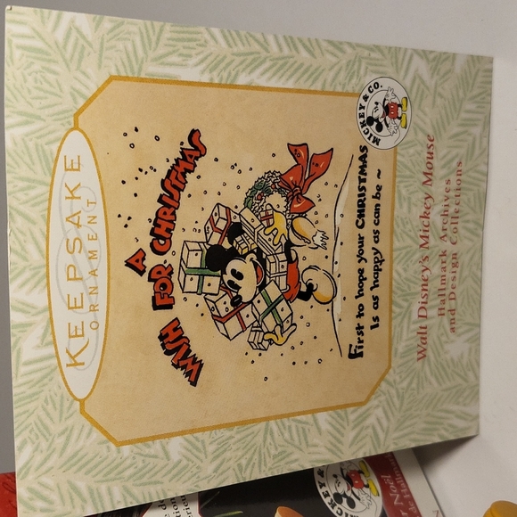 ❄️Hallmark Archives Series from 1997, 1998, 1999 Mickey Mouse Minnie Mouse - Picture 8 of 16
